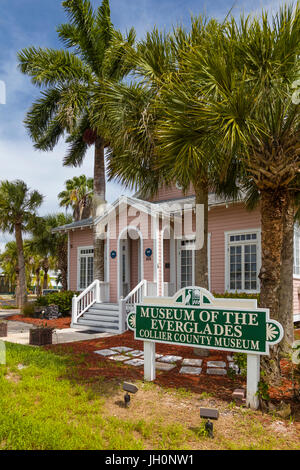 Musée de l'Everglades un Collier County Museum à Everglades City en Floride Banque D'Images