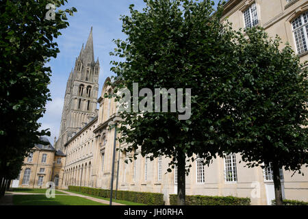 Abbaye-aux-Hommes, Caen. La France. Banque D'Images