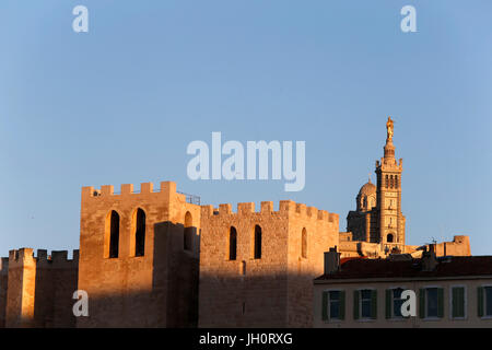 L'abbaye de Saint Victor, à Marseille. La France. Banque D'Images