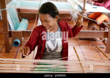 Karuna Arrupe Krom outreach program géré par l'église catholique (Jésuites) à Battambang, Cambodge. Atelier. Banque D'Images