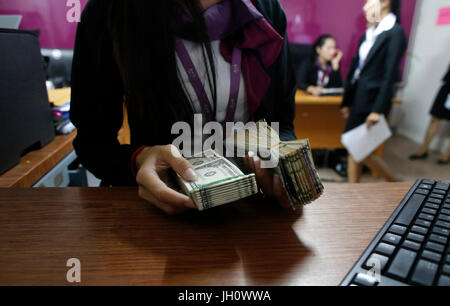 La microfinance AMK, Siem Reap branch office. Le Cambodge. Banque D'Images