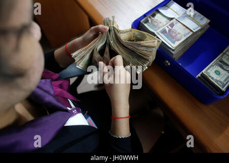 La microfinance AMK, Siem Reap branch office. Le Cambodge. Banque D'Images