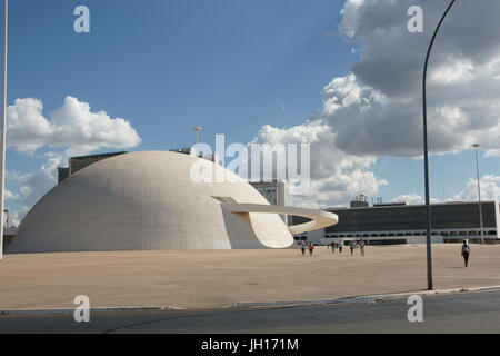 Cathédrale métropolitaine la nôtre Mme Aparecida, District Fédéral, Brasília, Brésil Banque D'Images