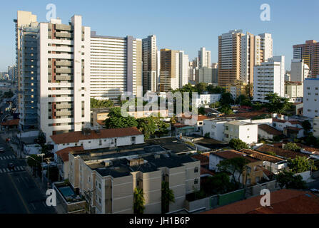 Bâtiments, maisons, ville, Fortaleza, Ceará, Brésil Banque D'Images