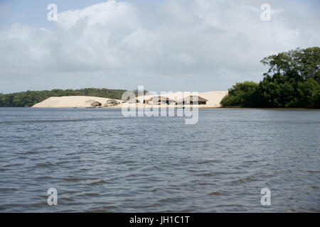 Rio Preguiças, Vassouras, Maranhão, Brésil Banque D'Images