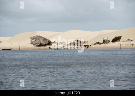 Rio Preguiças, Vassouras, Maranhão, Brésil Banque D'Images