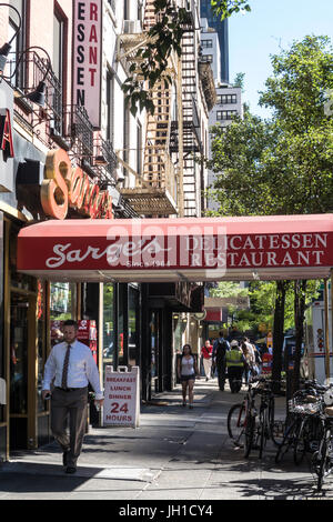 Sarge's Restaurant et épicerie fine, NYC, USA Banque D'Images