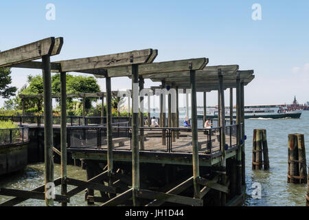 South Cove sur l'Hudson, Battery Park City, NYC Banque D'Images