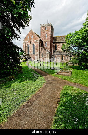 Dore Dore, Abbaye Abbaye de Herefordshire est dans la vallée d'or et est une ancienne abbaye cistercienne. La partie est médiévale, une église paroissiale depuis le 16ème cen Banque D'Images