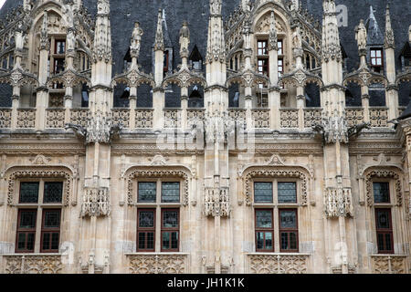 Palais de Justice, de Rouen. La France. Banque D'Images