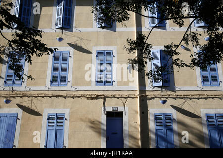 Quartier Le Panier à Marseille. La France. Banque D'Images