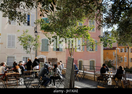 Quartier Le Panier à Marseille. La France. Banque D'Images