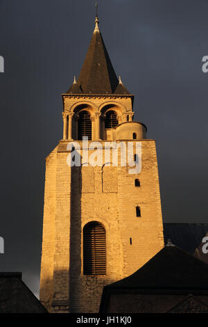 Saint-Germain-des-Prés l'église. La France. Banque D'Images