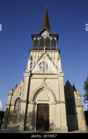 Eglise Saint-Michel, Cabourg. La France. Banque D'Images