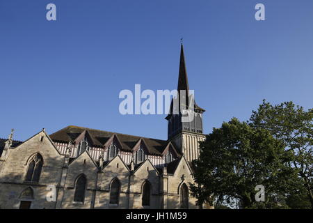 Eglise Saint-Michel, Cabourg. La France. Banque D'Images