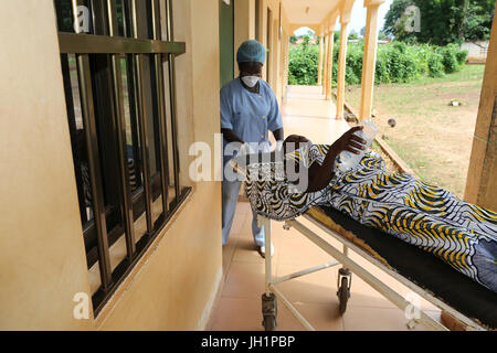 L'Afrique. Sotouboua hôpital. Unité de pédiatrie. Le Togo. Banque D'Images