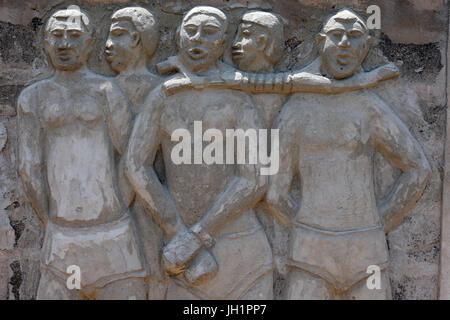 Agbodrafo. La Maison des Esclaves (Chambre des esclaves). Le Togo. Banque D'Images