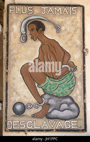 Agbodrafo. La Maison des Esclaves (Chambre des esclaves). Le Togo. Banque D'Images