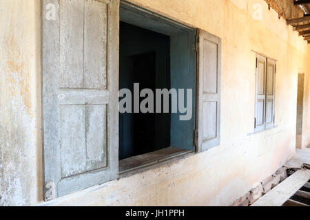 Agbodrafo. La Maison des Esclaves (Chambre des esclaves). Le Togo. Banque D'Images