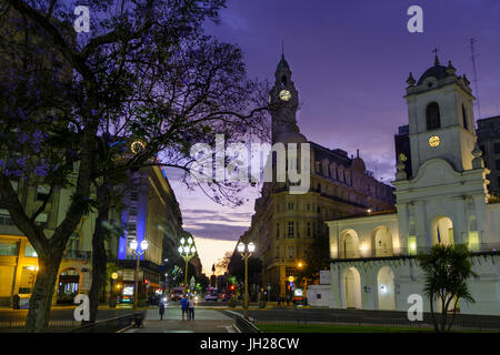 Cabildo Museum et Calle Bolivar au large de la Plaza de Mayo, Buenos Aires, Argentine, Amérique du Sud Banque D'Images