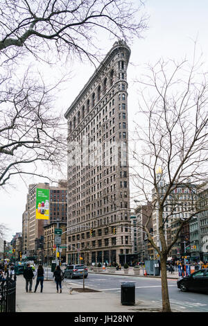 Flatiron Building, Madison Square, New York City, États-Unis d'Amérique, Amérique du Nord Banque D'Images