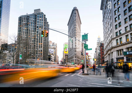 Flatiron Building, Madison Square, New York City, États-Unis d'Amérique, Amérique du Nord Banque D'Images