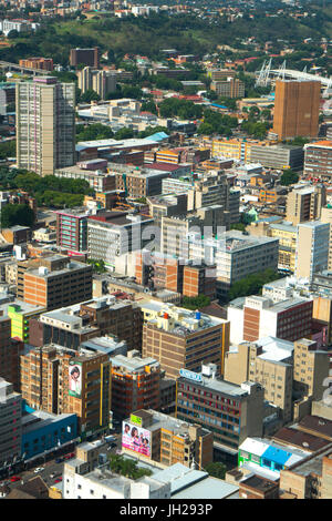La ville de Johannesburg du Sommet de la Carlton Centre, Johannesburg, Afrique du Sud, l'Afrique Banque D'Images