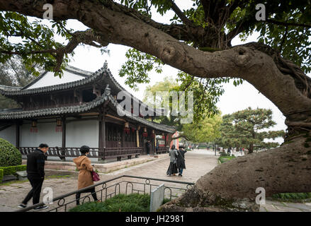 L'Île Jiangxin, Wenzhou, Zhejiang Province, China, Asia Banque D'Images