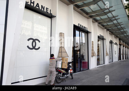 Ho Chi Minh ville. District 1. Shopping Mall. Chanel. Le Vietnam