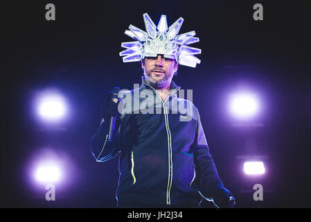 Florence, Italie. Jul 11, 2017. Jamiroquai live à Firenze Summer Festival Photo : Alessandro Bosio Crédit : Alessandro Bosio/Alamy Live News Banque D'Images