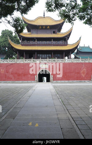 Yueyang Tower,Chine,Hunan,Yueyang Banque D'Images