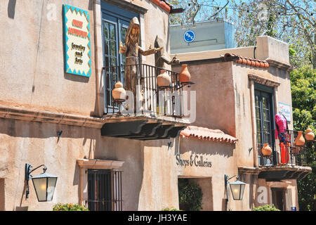 Tlaquepaque, Arts & Crafts Village, Sedona, Arizona, USA Banque D'Images