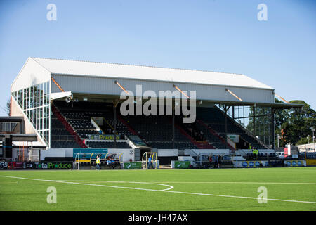 Vue générale du parc Oriel, terrain d'origine du Dundalk FC avant le match de qualification de la Ligue des Champions, deuxième tour, première jambe.APPUYEZ SUR ASSOCIATION photo.Voir PA Story soccer Dundalk.Date de la photo: Mercredi 12 juillet 2017.Le crédit photo devrait se lire comme suit : Liam McBurney/PA Wire Banque D'Images