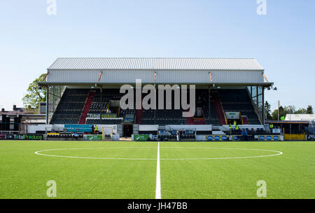 Vue générale de l'Oriel Park, terrain d'accueil de Dundalk FC avant la qualification de la Ligue des Champions, deuxième tour, premier match de jambe. ASSOCIATION DE PRESSE Photo. Voir l'ACTIVITÉ DE SOCCER histoire Dundalk. Photo date : mercredi 12 juillet 2017. Crédit photo doit se lire : Liam McBurney/PA Wire Banque D'Images