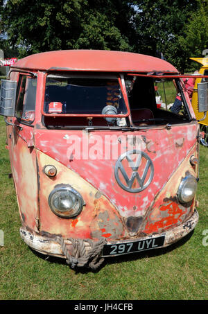 Un Type 2 VW camper van au Camping-Jam 2017 Banque D'Images