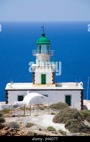 Leuchtturm am kap, Akrotiri, suedwestkueste., Antalya, aegaeis, Griechenland, mittelmeer, europa | phare de l'île, Akrotiri, sout Banque D'Images