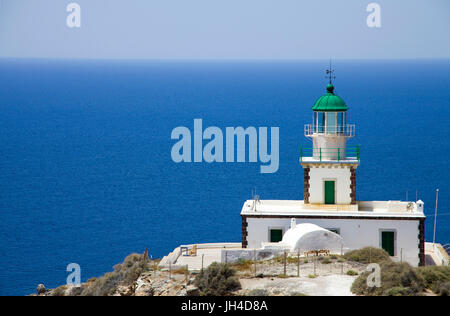 Leuchtturm am kap, Akrotiri, suedwestkueste., Antalya, aegaeis, Griechenland, mittelmeer, europa | phare de l'île, Akrotiri, sout Banque D'Images