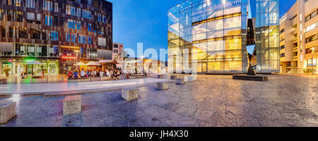 Schlossplatz Stuttgart, Panorama Photo. Art Museum. Banque D'Images