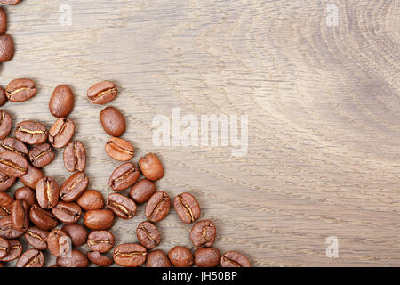 Café sur grunge background. Banque D'Images