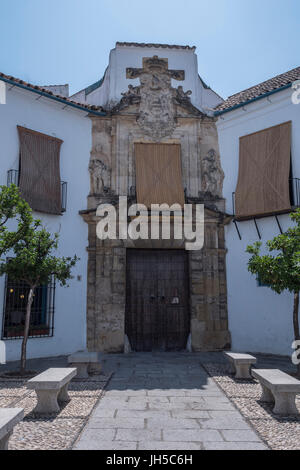 Palais du Marquis de Viana, précédemment connu sous le nom de Palais des grills de Don Gome, Bâtiment du xivème siècle de style manierista, Cordoue, Espagne Banque D'Images