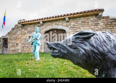 La croqueuse d'hommes du Gévaudan,(48),LOZERE,RÉGION D'occitanie,FRANCE Banque D'Images