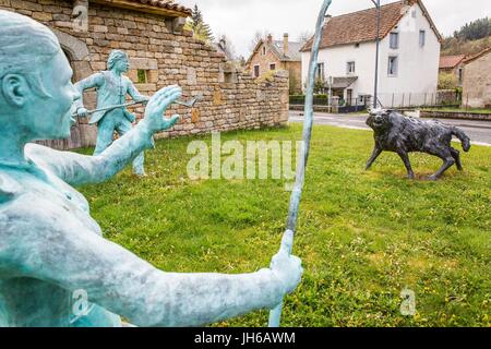 La croqueuse d'hommes du Gévaudan,(48),LOZERE,RÉGION D'occitanie,FRANCE Banque D'Images