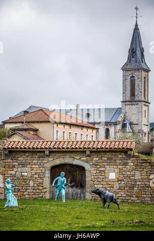 La croqueuse d'hommes du Gévaudan,(48),LOZERE,RÉGION D'occitanie,FRANCE Banque D'Images