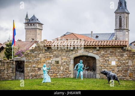 La croqueuse d'hommes du Gévaudan,(48),LOZERE,RÉGION D'occitanie,FRANCE Banque D'Images