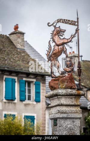 La croqueuse d'hommes du Gévaudan,(48),LOZERE,RÉGION D'occitanie,FRANCE Banque D'Images