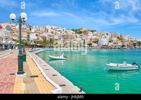 Promenade à Sitia, Crète, Grèce Banque D'Images