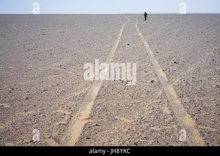 ,De Lop Nor au Xinjiang, Chine Banque D'Images