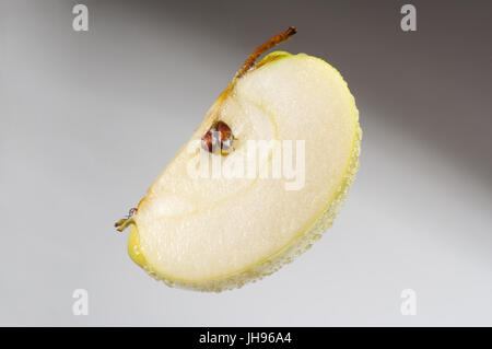 Apple, fruit vert, coupe transversale, partie, Shoot Studio Banque D'Images