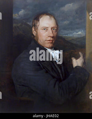 RICHARD TREVITHICK (1771-1833) ingénieur des mines et de l'inventeur anglais en 1816. Peinture originale dans le Science Museum, Londres Banque D'Images