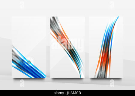 Application mobile fond d'interface, l'interface utilisateur - l'interface utilisateur. L'écran du smartphone immersive gui - modèle d'onde Banque D'Images